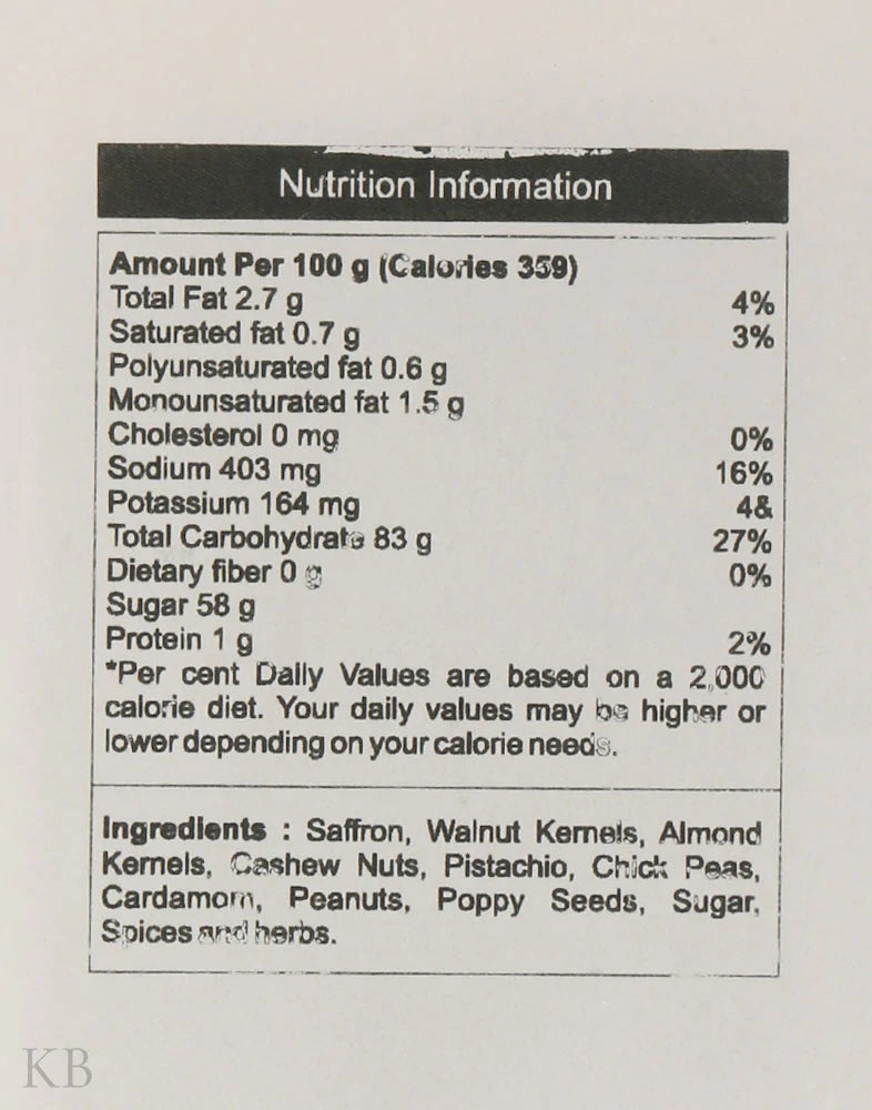 Koshur Dry Fruit And Saffron Mix and Mongra Saffron Combo - Kashmir Box