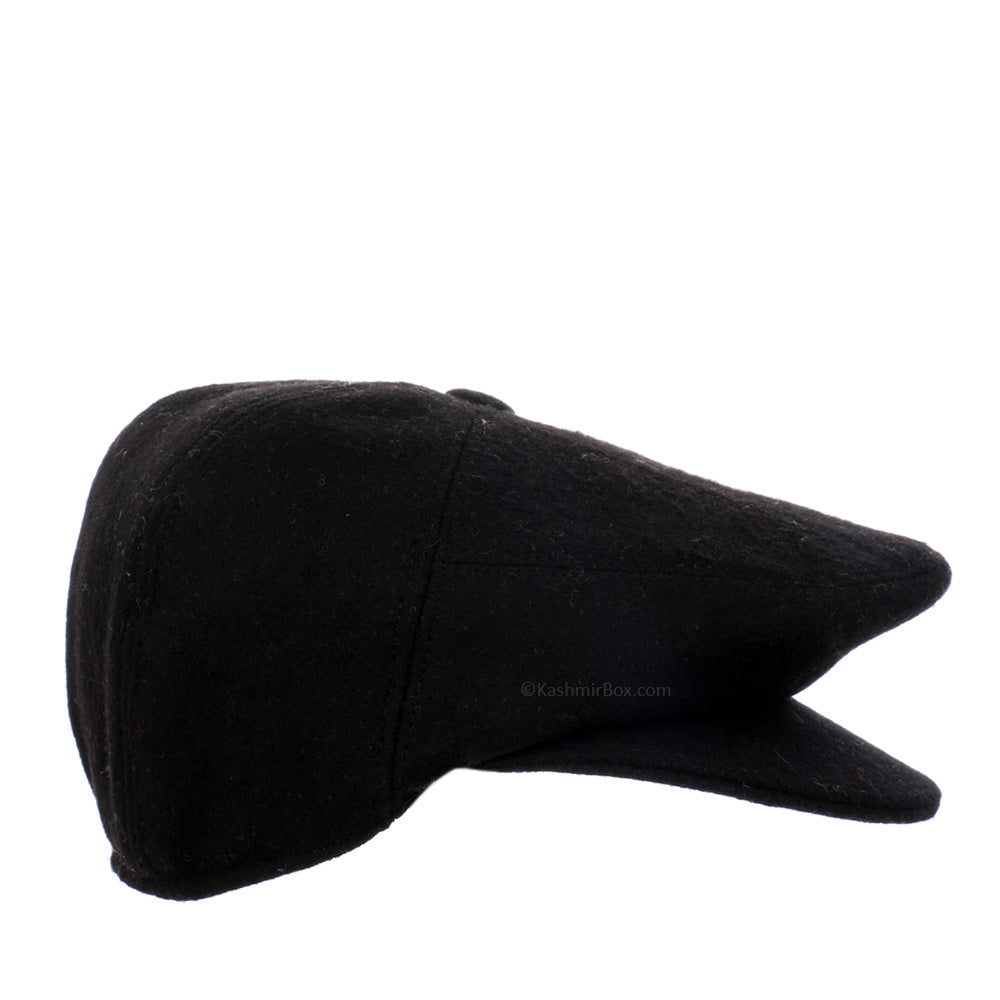 Black Golf Cap - KashmirBox.com