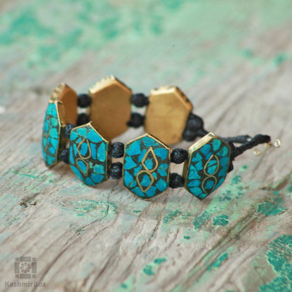 Ferozi Handcrafted Bracelet - KashmirBox.com
