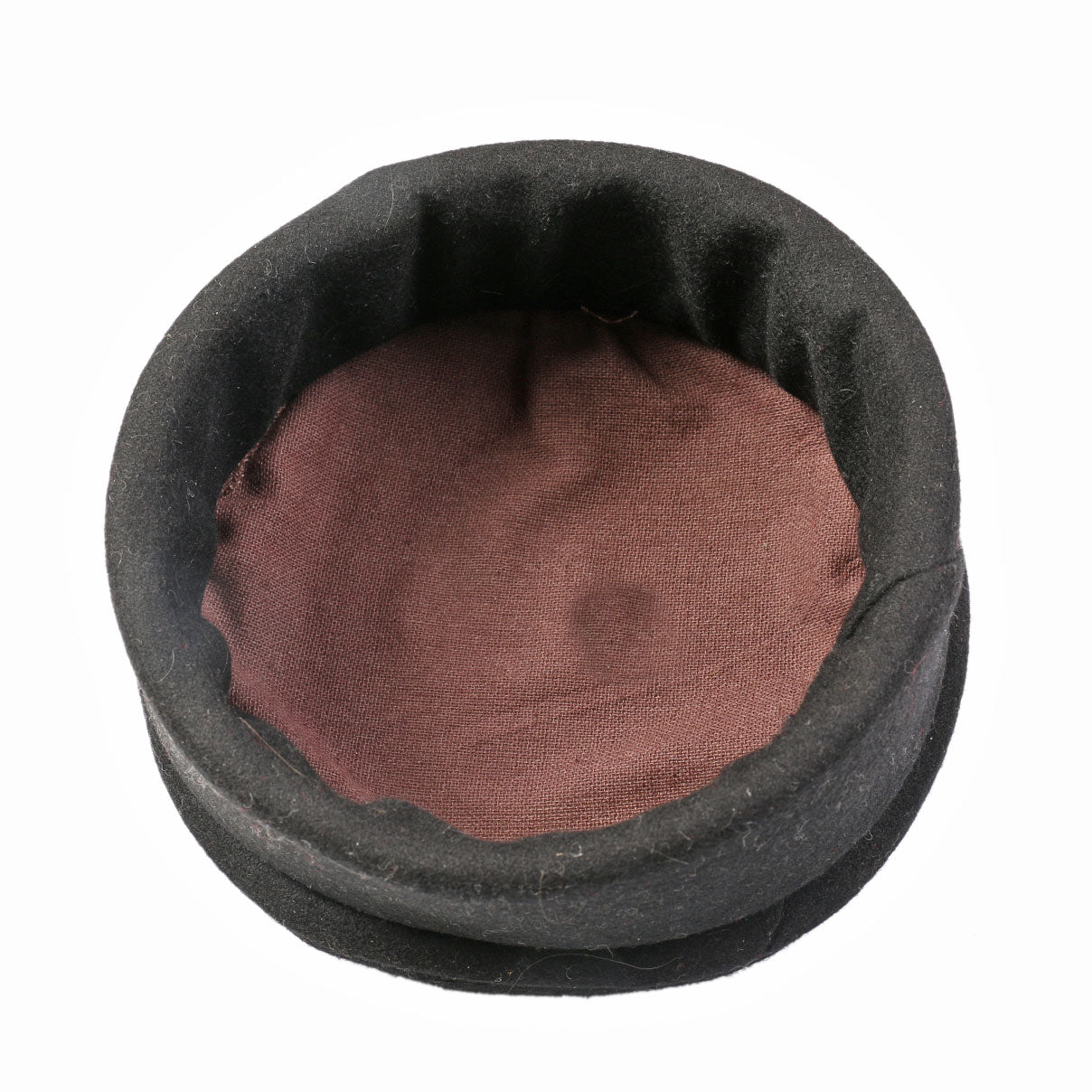 Black Afghani Style Foam Cap - Kashmir Box