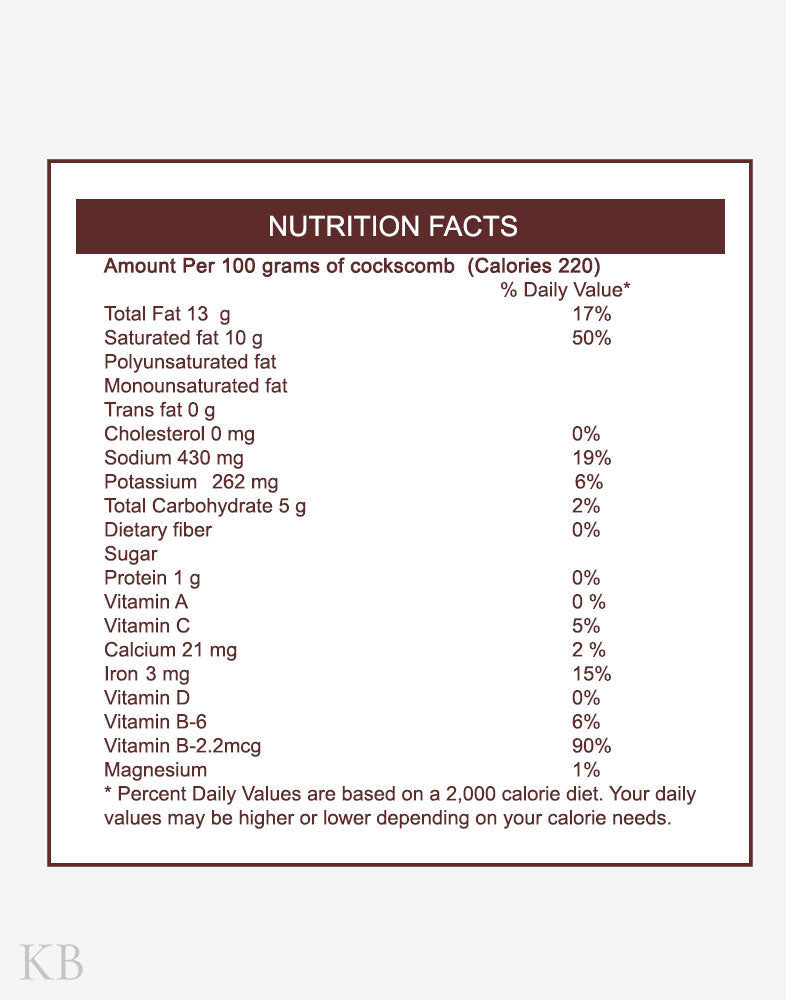 Dried Cockscomb Flower (Mawal) - KashmirBox.com