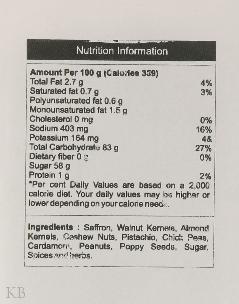 Koshur Dry Fruit And Saffron Mix - Kashmir Box