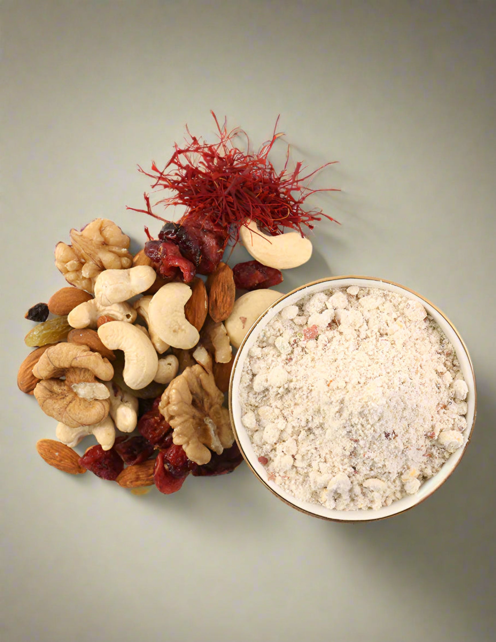 Koshur Dry Fruit And Saffron Mix - Kashmir Box