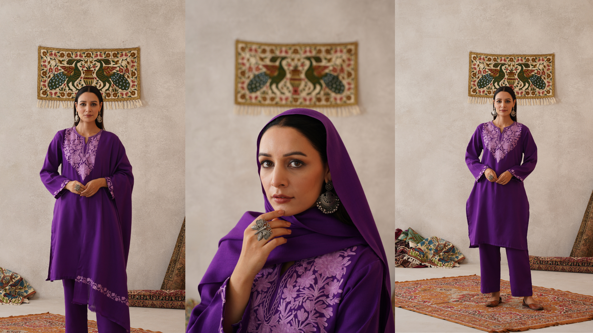 Meher Hand Embroidered Coord Set