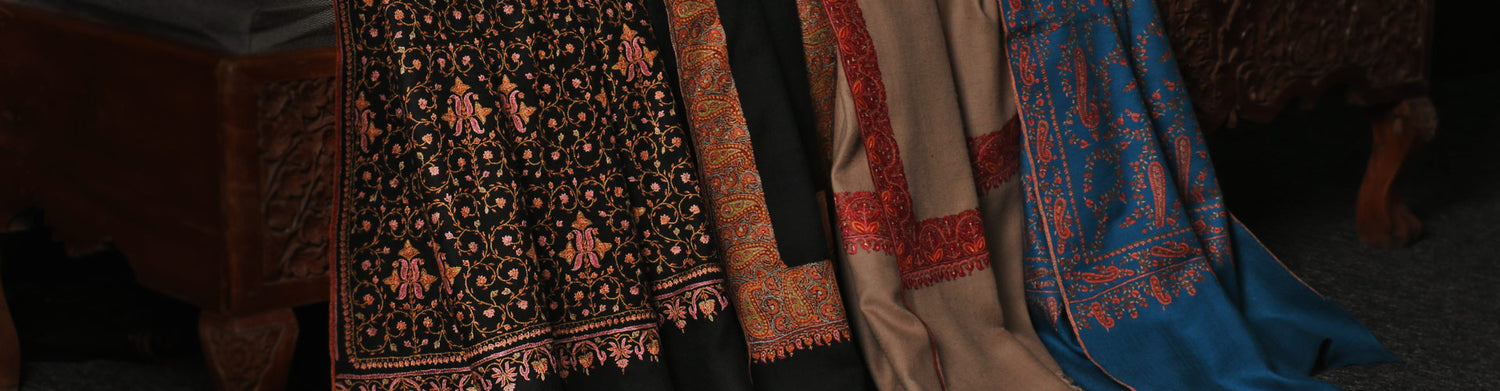 EMBROIDERED PASHMINA