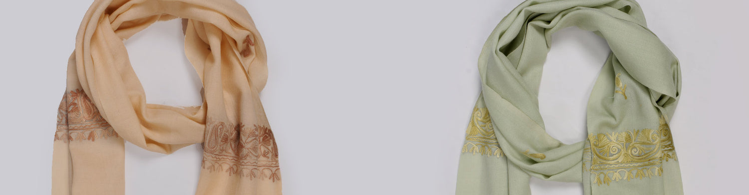 Embroidered Woolen Wraps