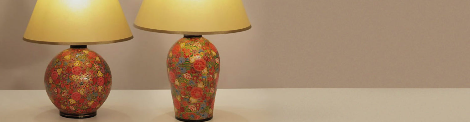 Table Lamps and Vases