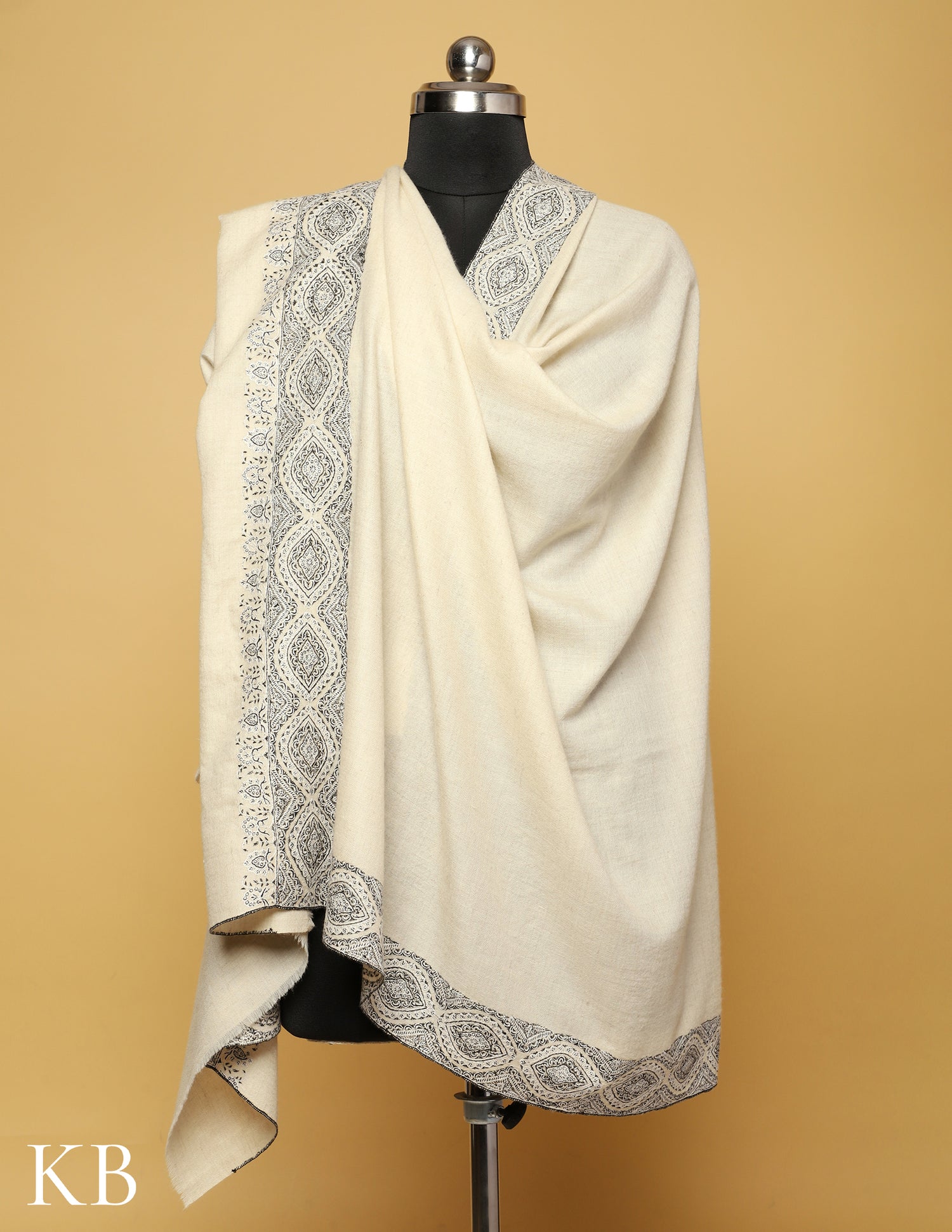 Embroidery Pure Pashmina Kashmiri Pashmina Shawl Dark Selling