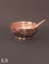 Kashmiri Copperware Small Bowl with Spoon | Artisan-Made | Handcrafted Heritage - Kashmir Box