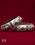 Kashmiri Papier Mâché Bangles (Set of 2, White) | Artisan-Made | Handcrafted Heritage - Kashmir Box