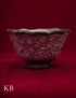 Kashmiri Papier Mâché Bowl – Hand-Painted Floral (Half Work, 4.5 Inch) | Artisan-Made | Handcrafted Heritage - Kashmir Box