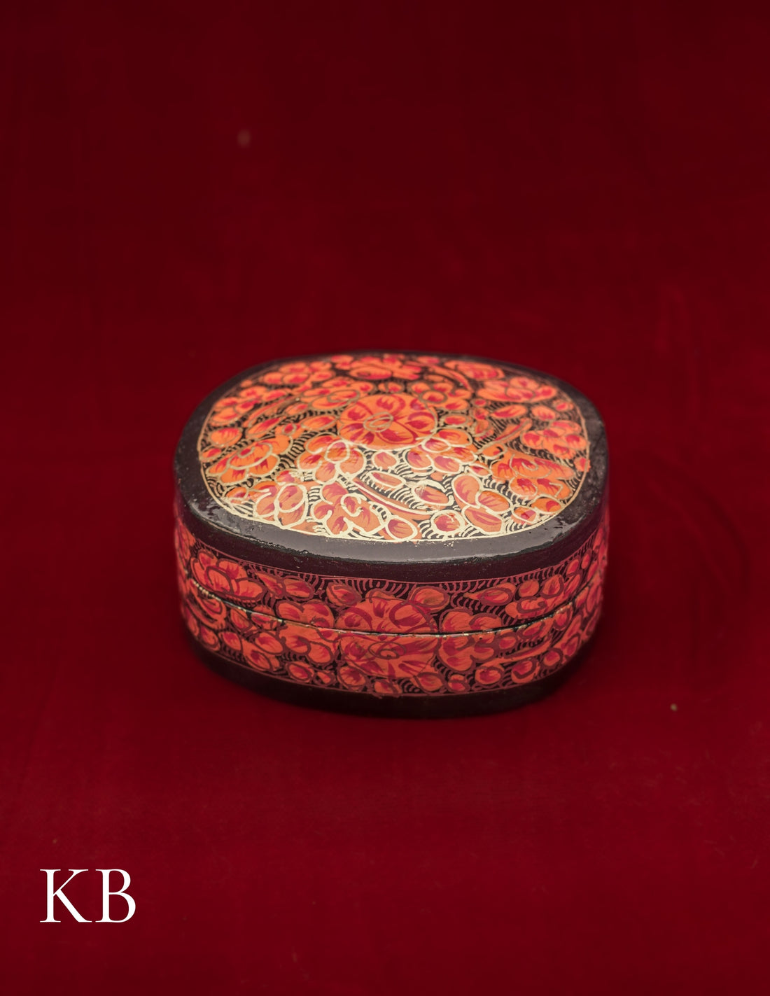 Pin Box Rectangular Curved | Artisan-Made | Handcrafted Heritage - Kashmir Box