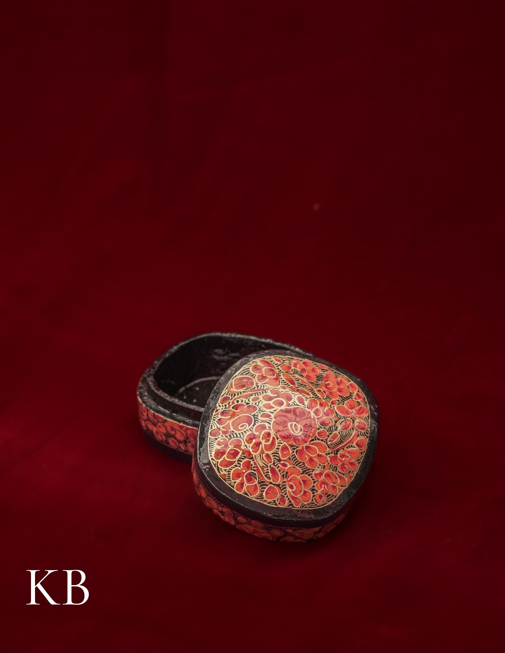 Pin Box Rectangular Curved | Artisan-Made | Handcrafted Heritage - Kashmir Box