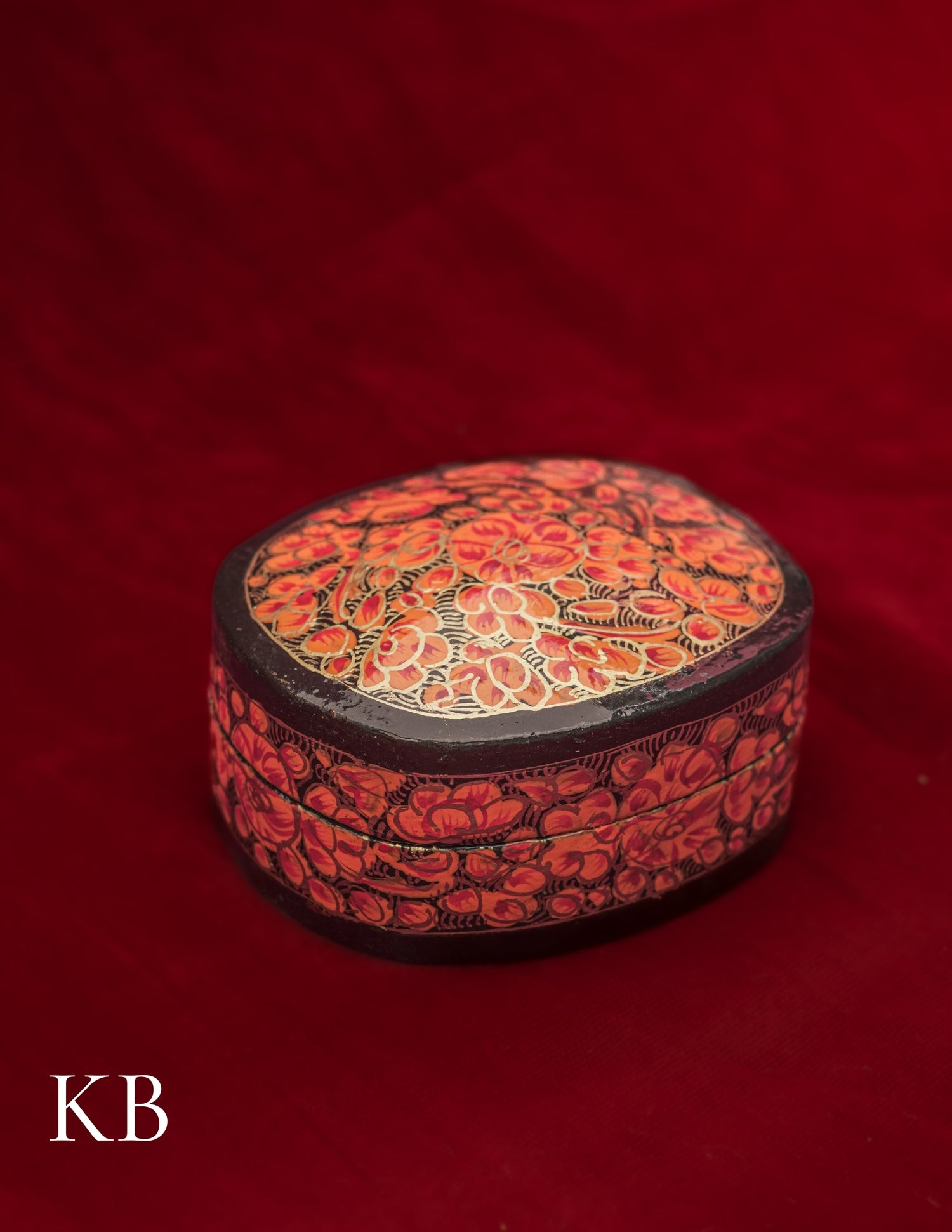 Pin Box Rectangular Curved | Artisan-Made | Handcrafted Heritage - Kashmir Box
