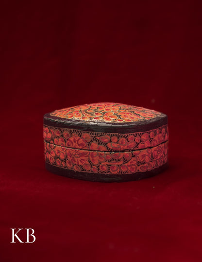 Pin Box Rectangular Curved | Artisan-Made | Handcrafted Heritage - Kashmir Box