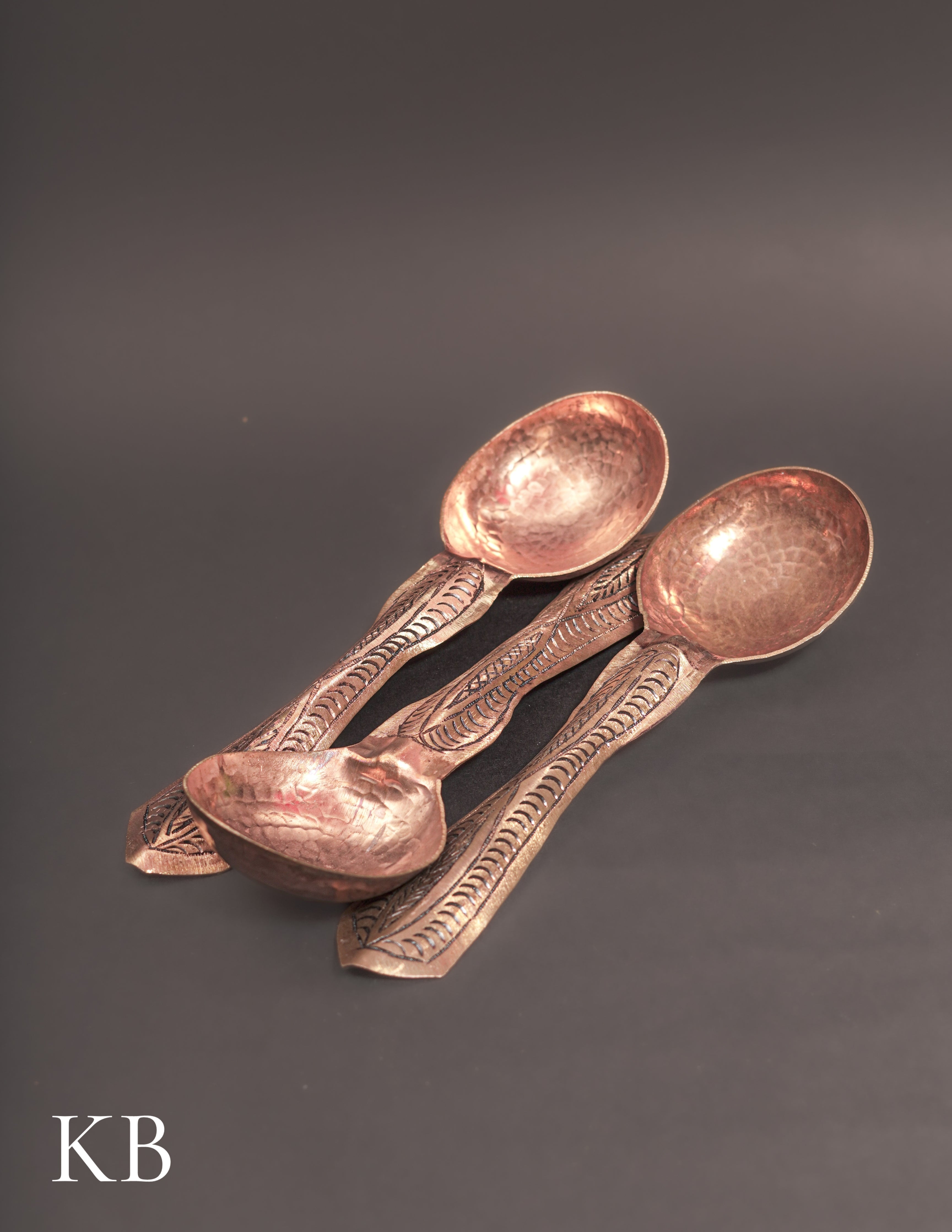Kashmiri Copperware Spoons – Artisan-Made | Handcrafted Heritage - Kashmir Box