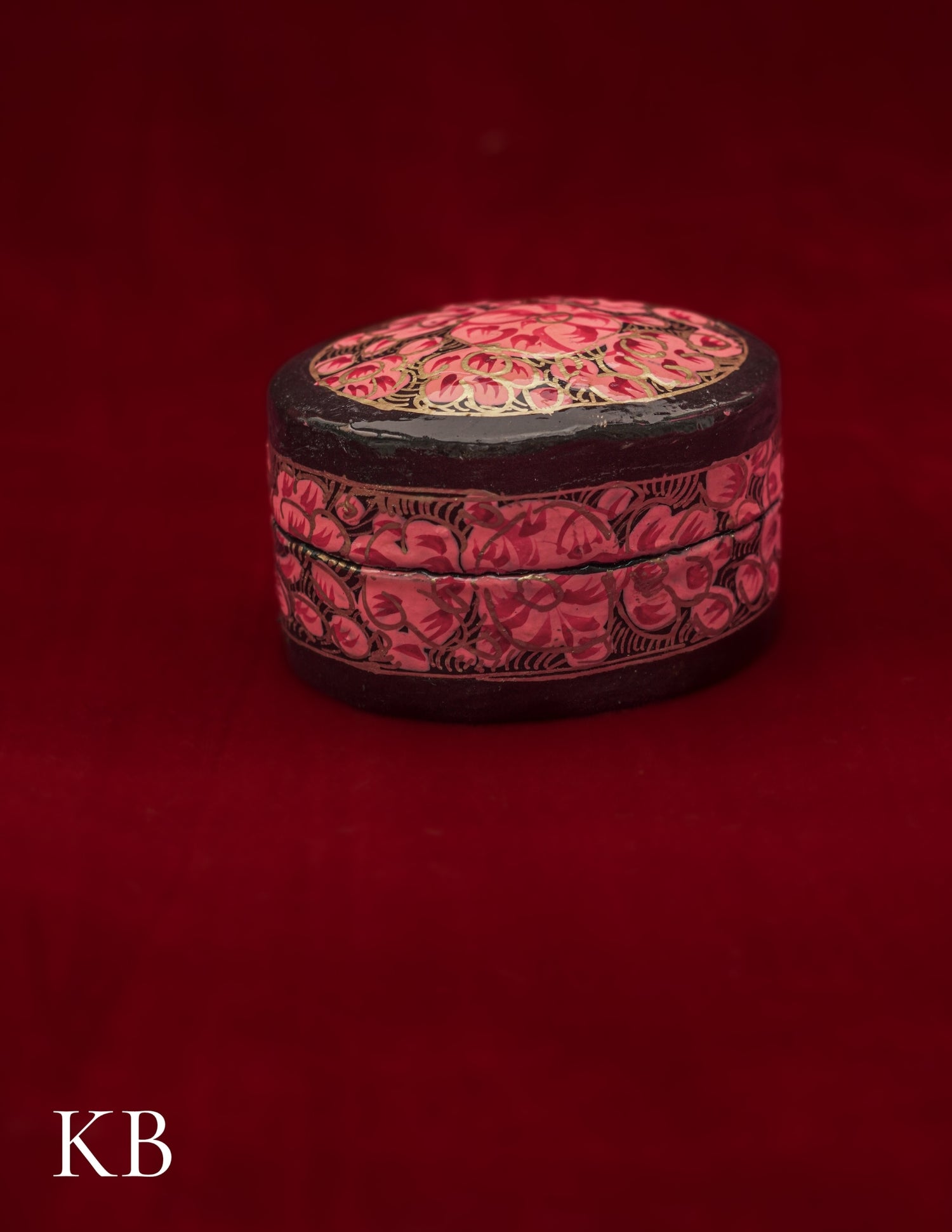 Ring Box Oval | Artisan-Made | Handcrafted Heritage - Kashmir Box