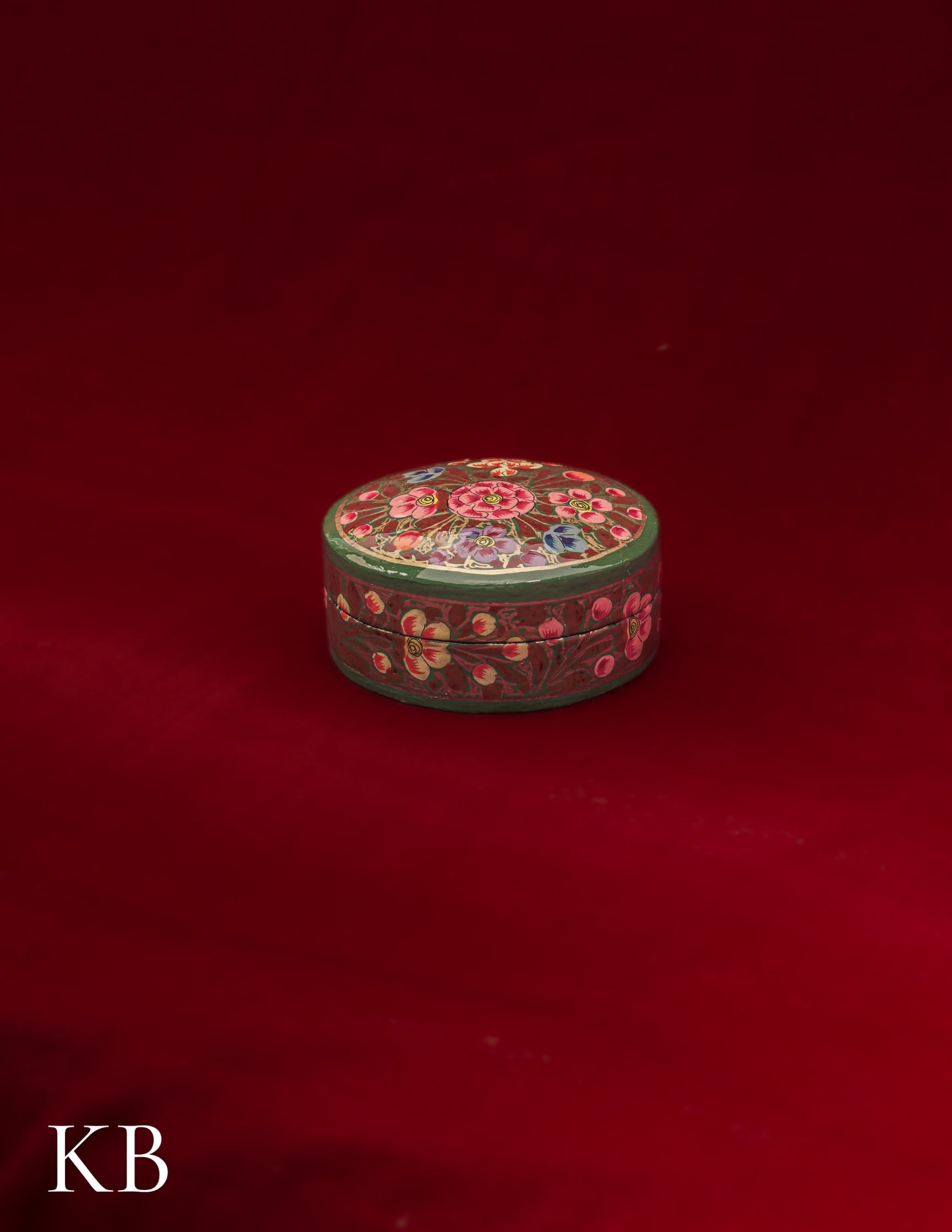 Pin Box Oval | Artisan-Made | Handcrafted Heritage - Kashmir Box