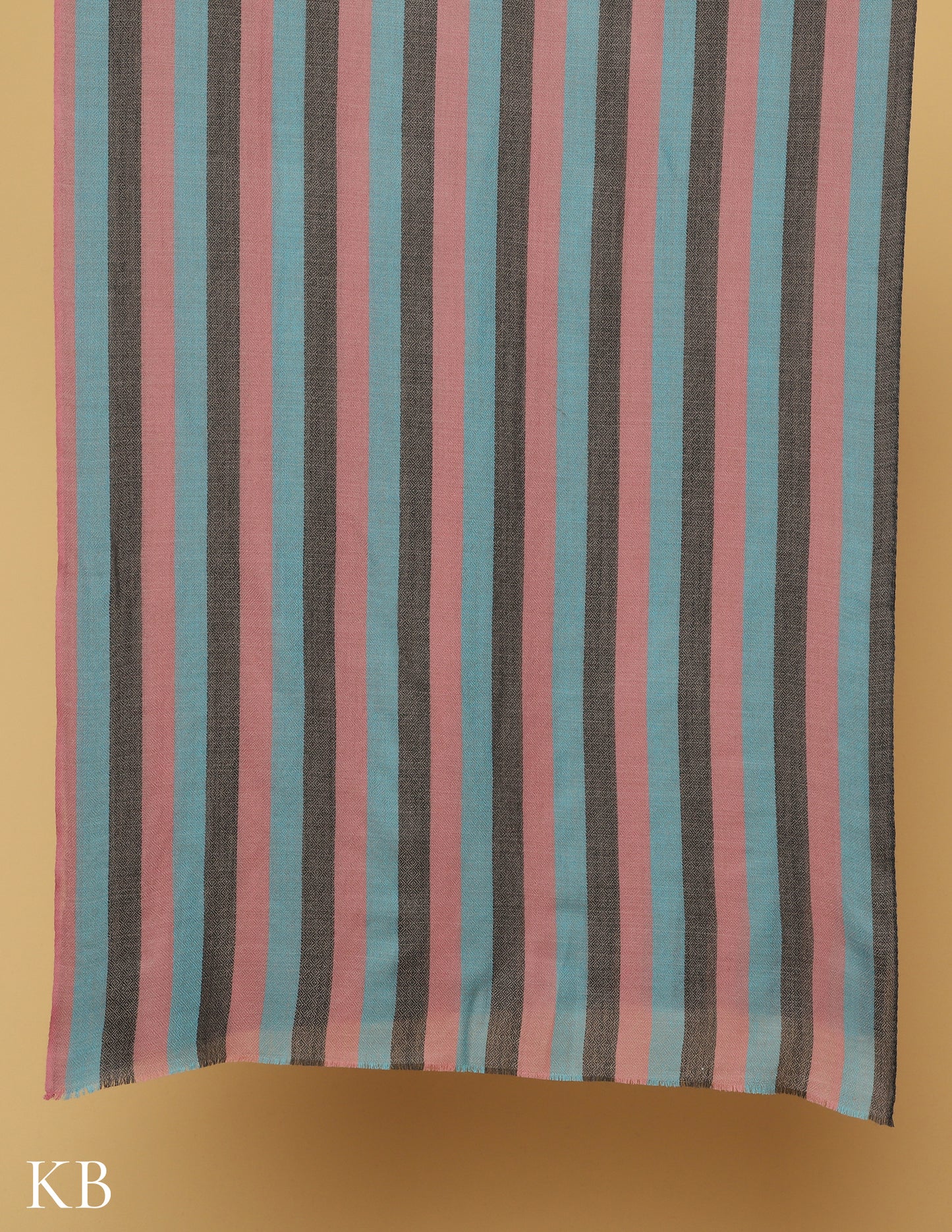 Multicolor Striped Stole - Kashmir Box