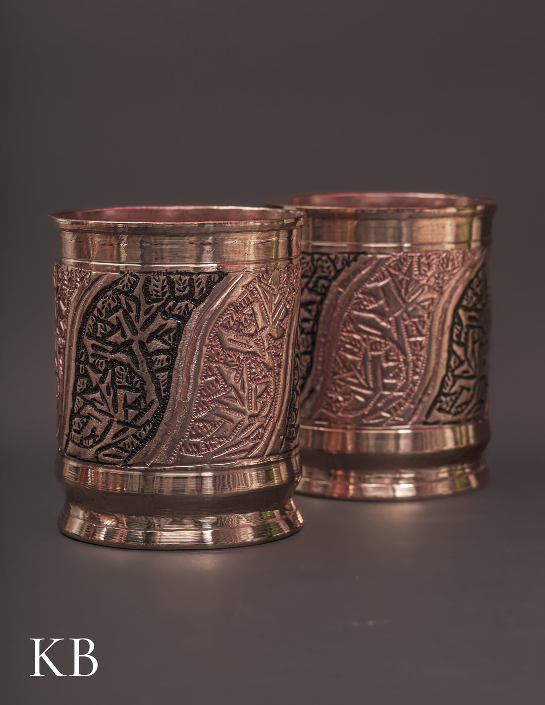 Kashmiri Copperware Drinking Glass | Artisan-Made | Handcrafted Heritage - Kashmir Box