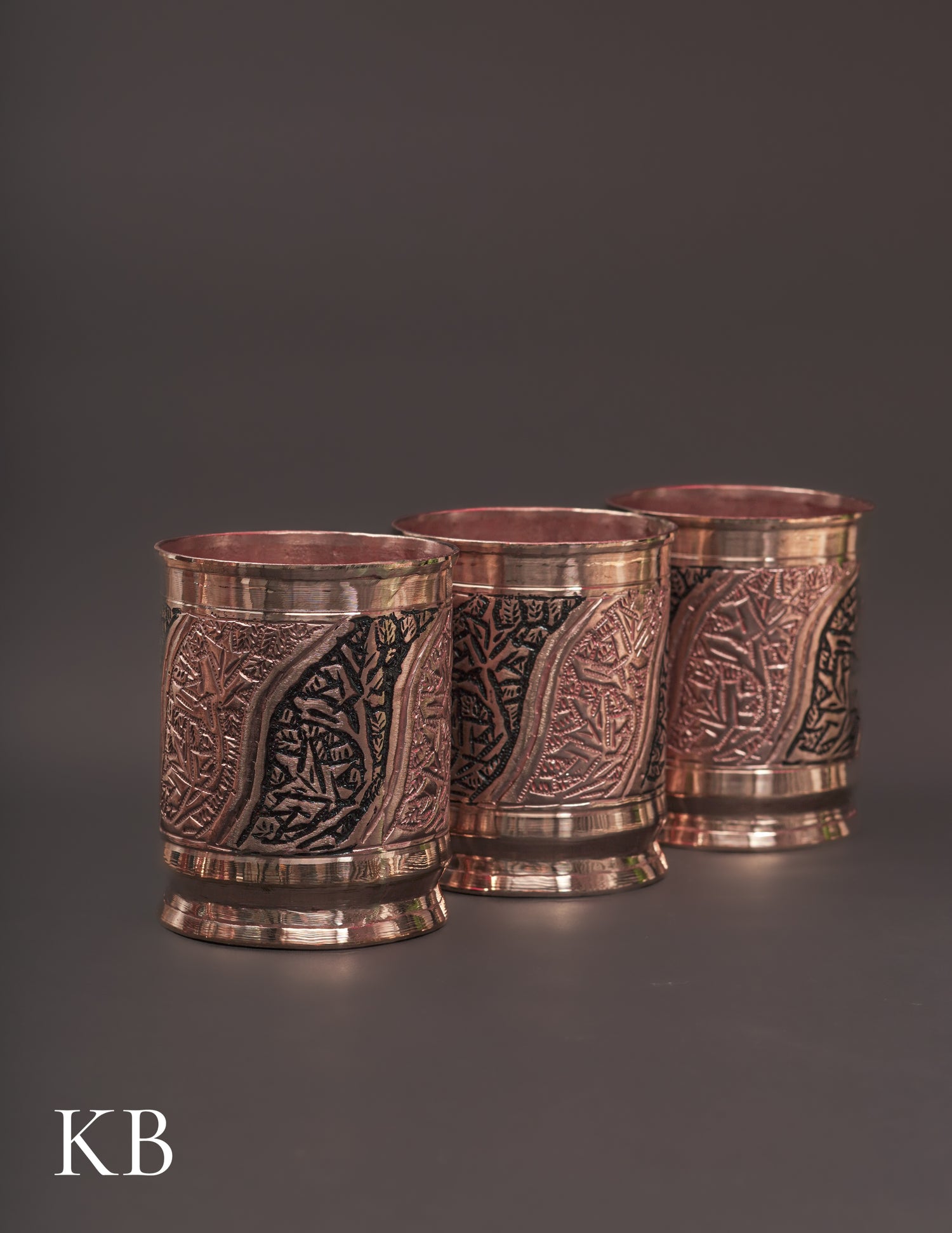 Kashmiri Copperware Drinking Glass | Artisan-Made | Handcrafted Heritage - Kashmir Box
