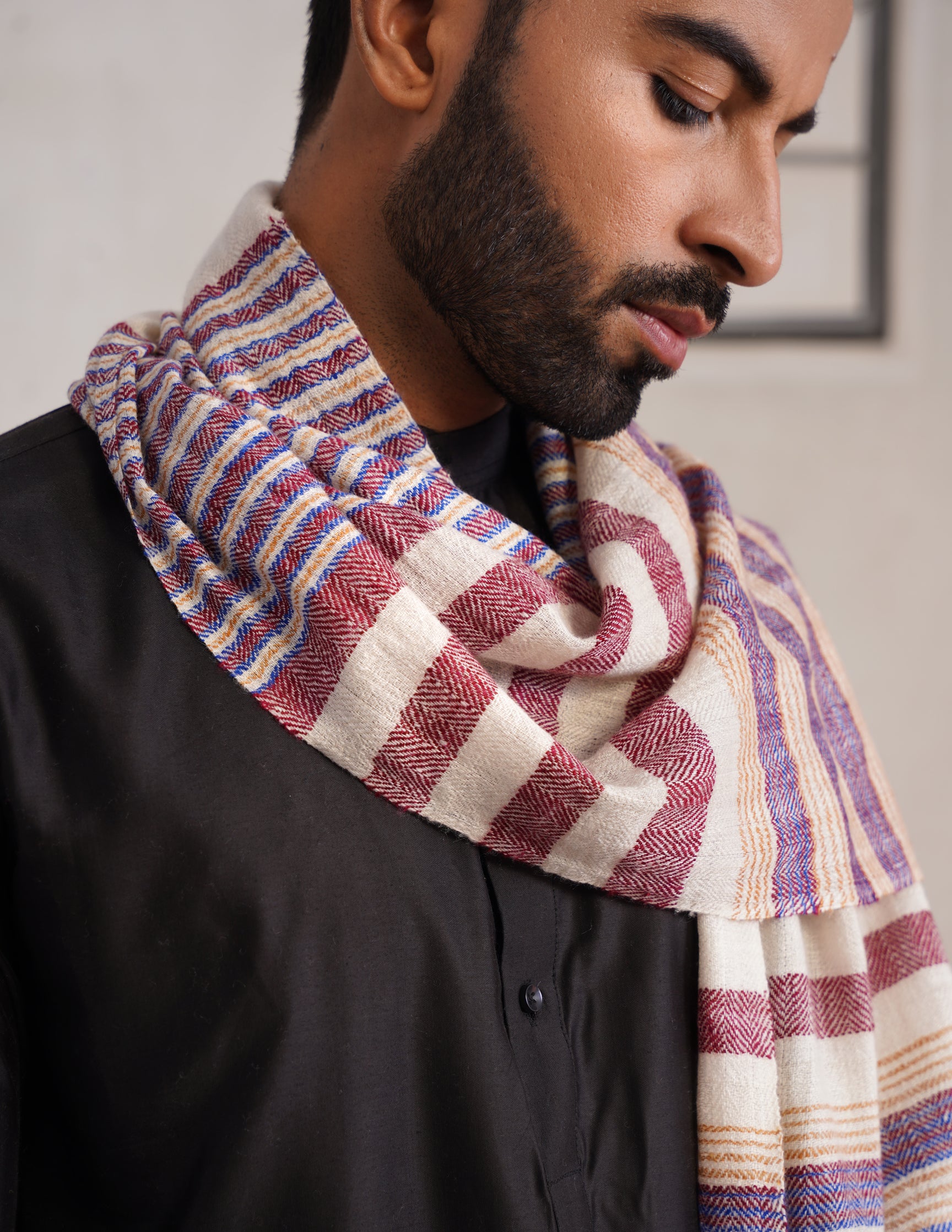 GI Striped Pashmina Men&