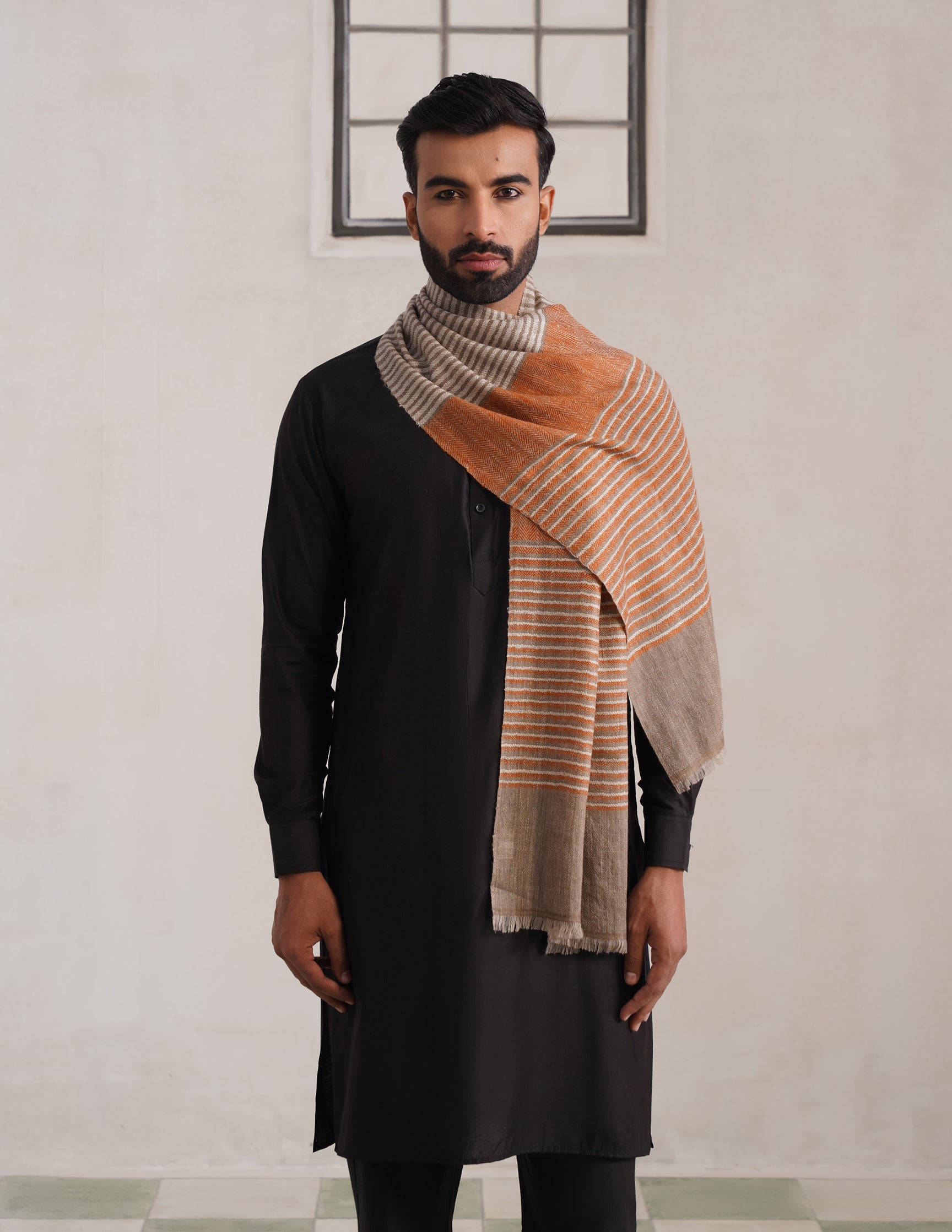 GI Striped Pashmina Men&