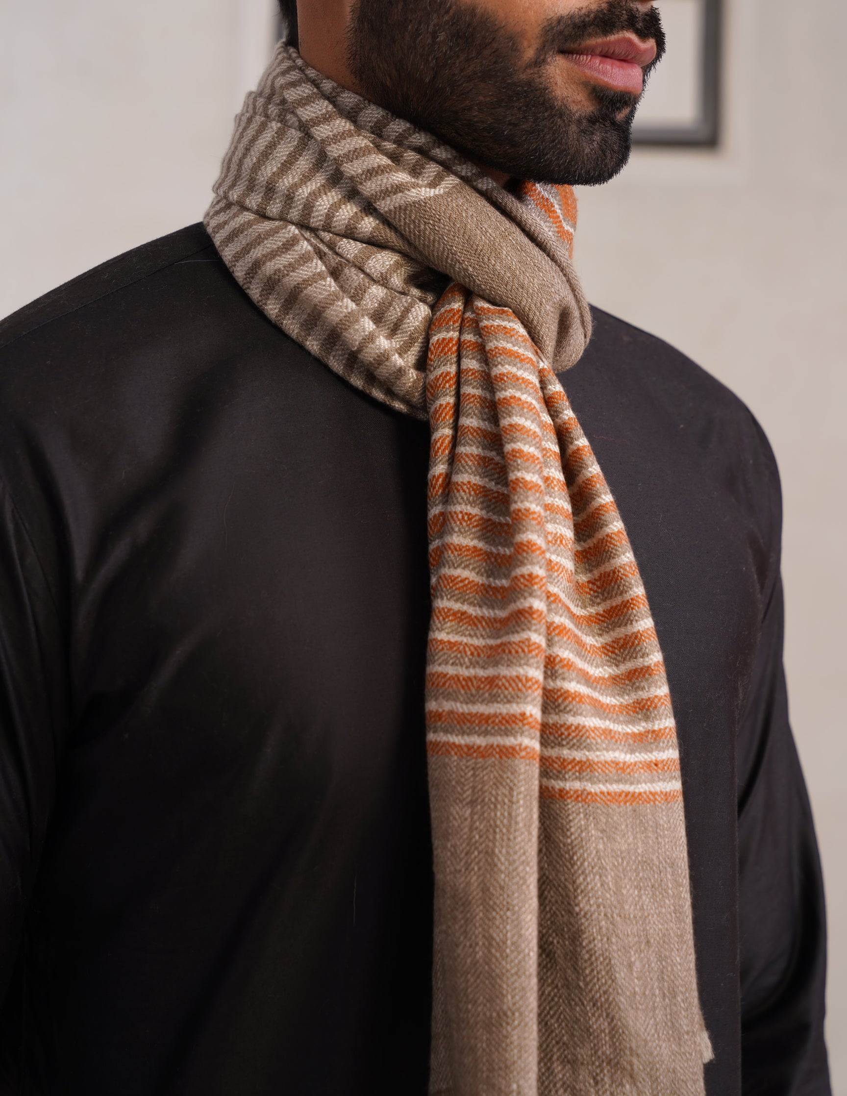 GI Striped Pashmina Men&
