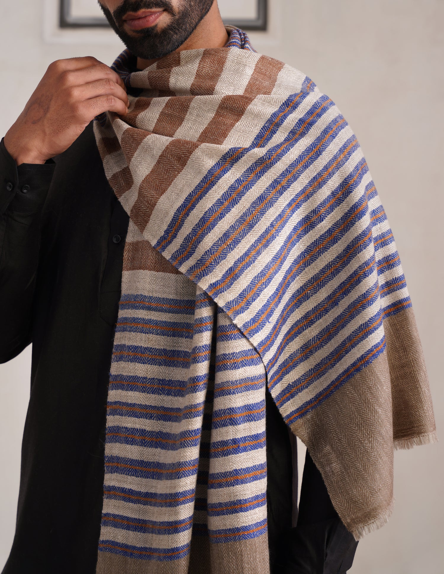 GI Striped Pashmina Men&