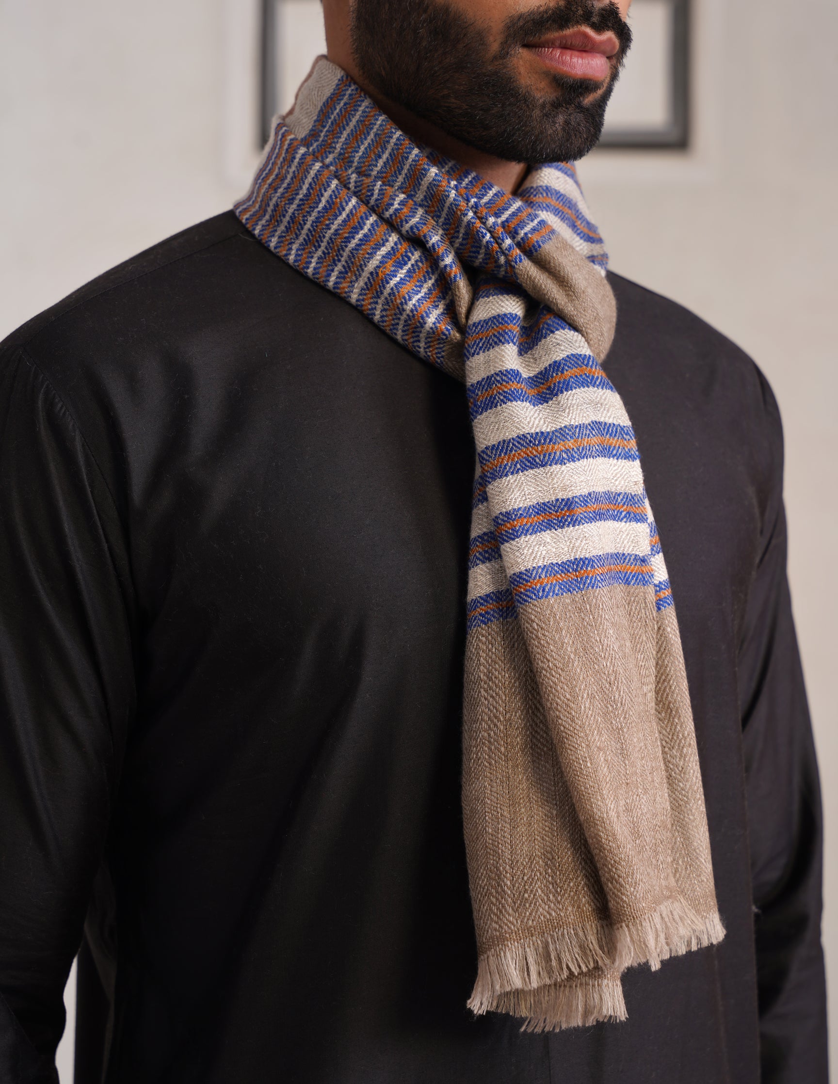 GI Striped Pashmina Men&