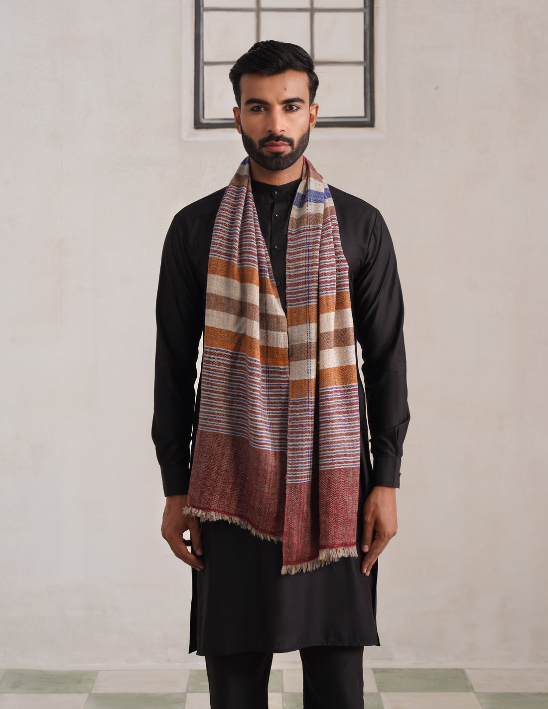 GI Striped Pashmina Men&