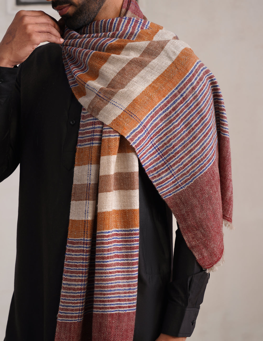 GI Striped Pashmina Men&