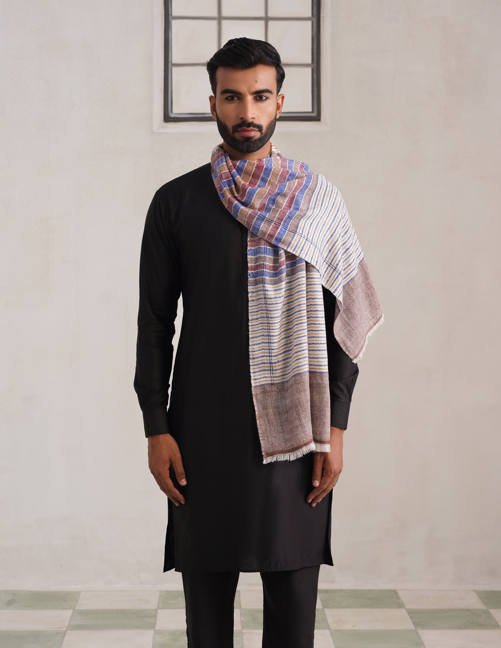 GI Striped Pashmina Men&