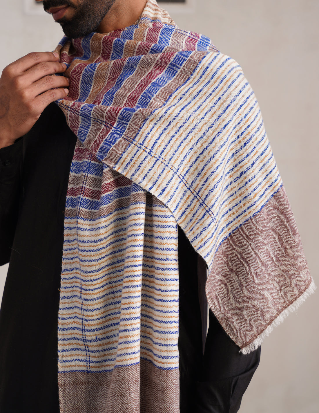 GI Striped Pashmina Men&