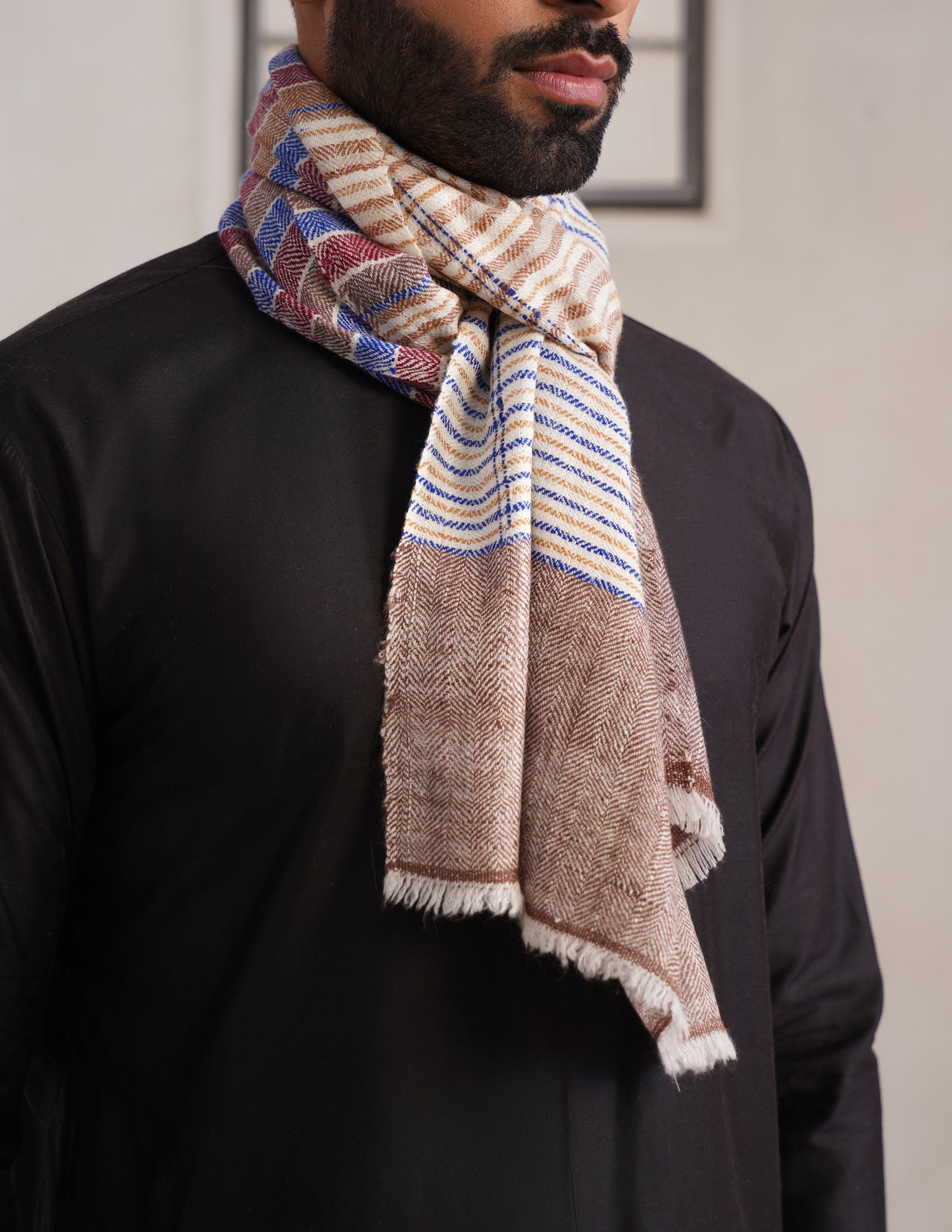 GI Striped Pashmina Men&