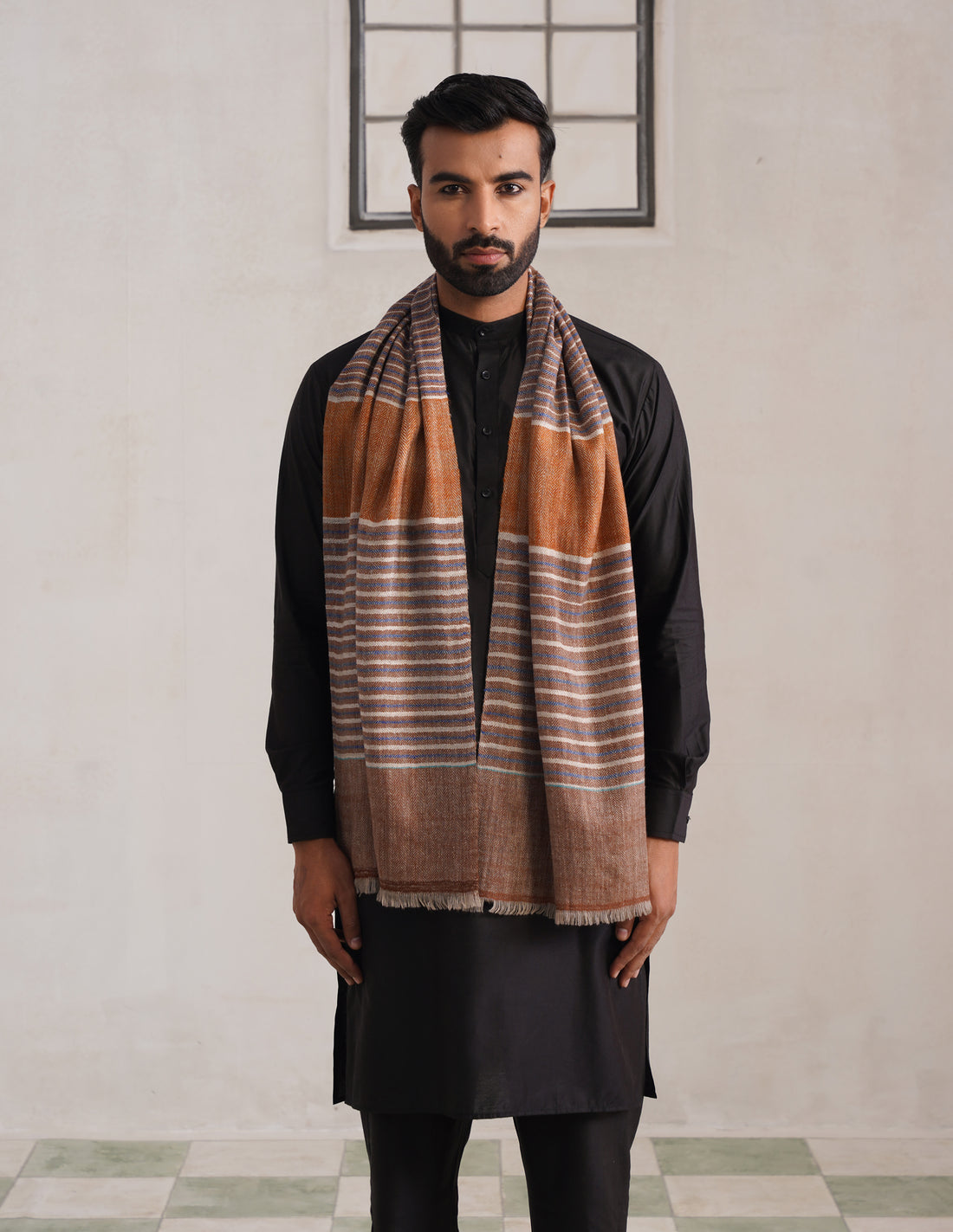 GI Striped Pashmina Men&