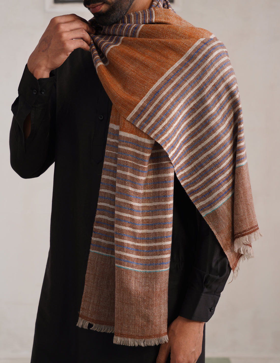 GI Striped Pashmina Men&