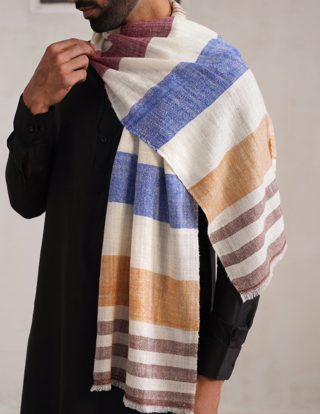 GI Striped Pashmina Men&
