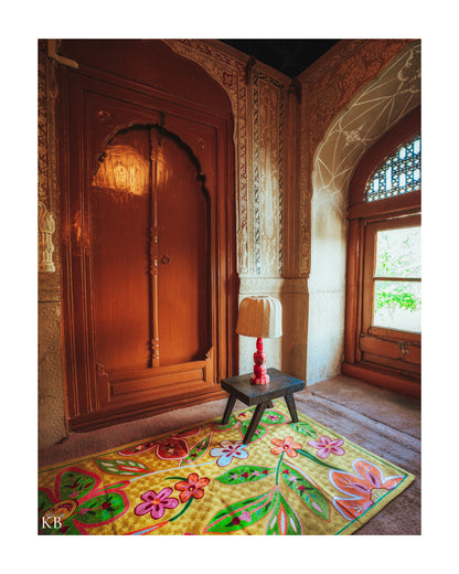 Diwan-e-Khas Spring Blossom Kashmiri Rug - Kashmir Box