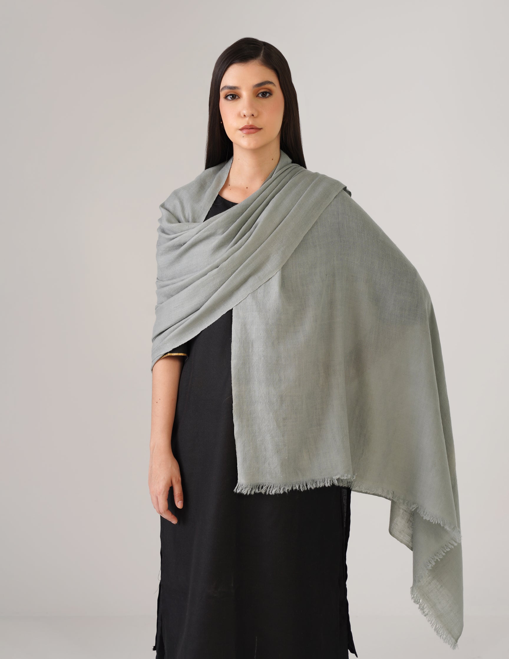 grey pashmina shawl