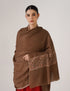 Kashmiri Handwoven Pashmina Sozni Shawl Paldaar – Natural Brown | Handwoven Heritage - Kashmir Box