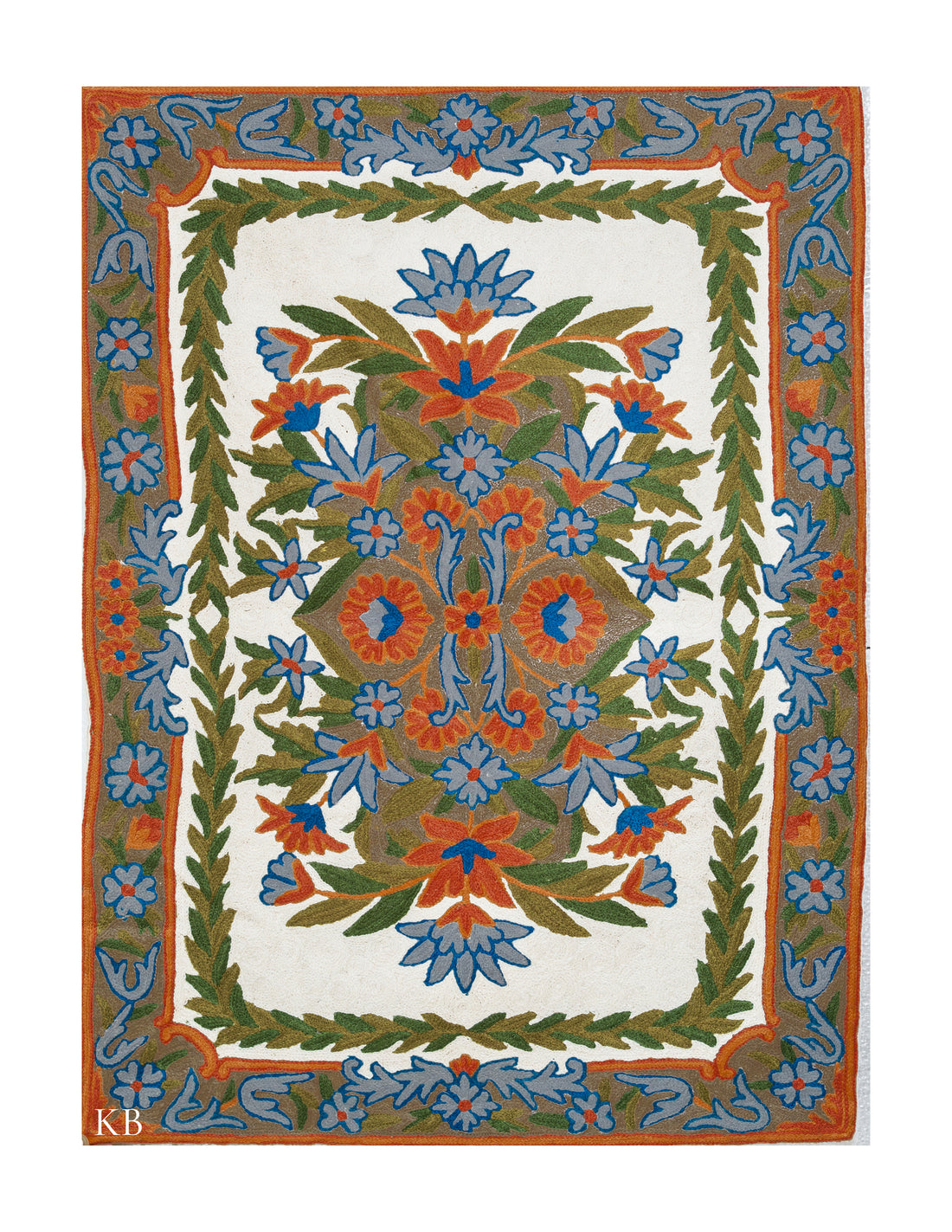Diwan-e-Khas Eden Kashmiri Rug - Kashmir Box