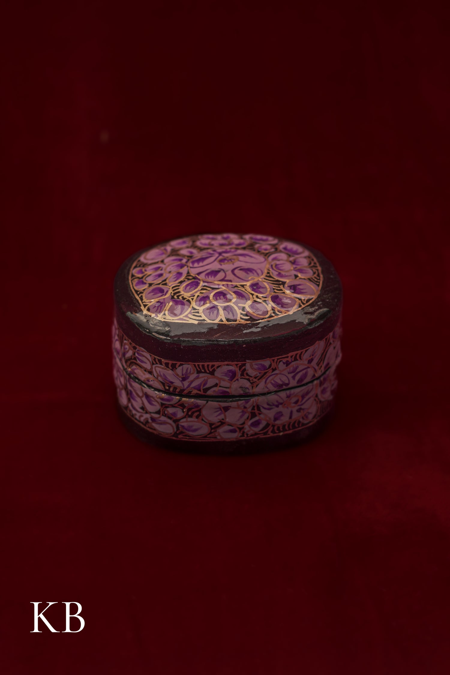 Ring Box Rectangular Curved | Artisan-Made | Handcrafted Heritage - Kashmir Box