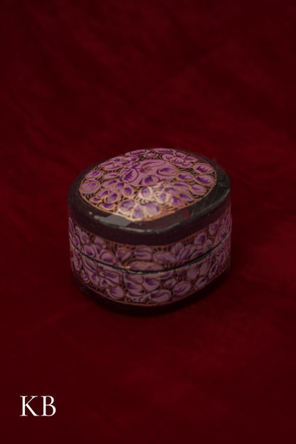 Ring Box Rectangular Curved | Artisan-Made | Handcrafted Heritage - Kashmir Box