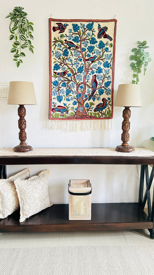 Shop Stylized Life Tree | Antique & Contemporary Rugs Online| Kashmir ...