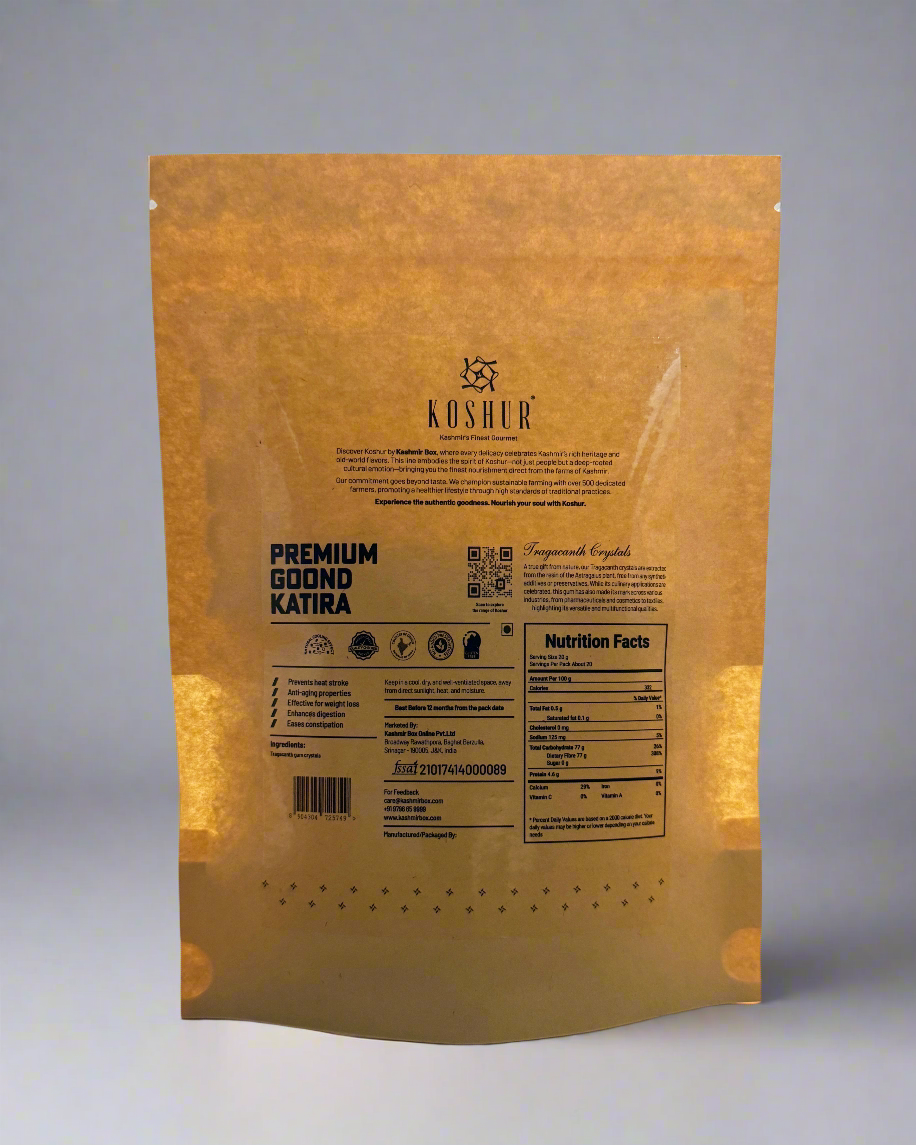Koshur Tragacanth Gum (Katira) - Kashmir Box