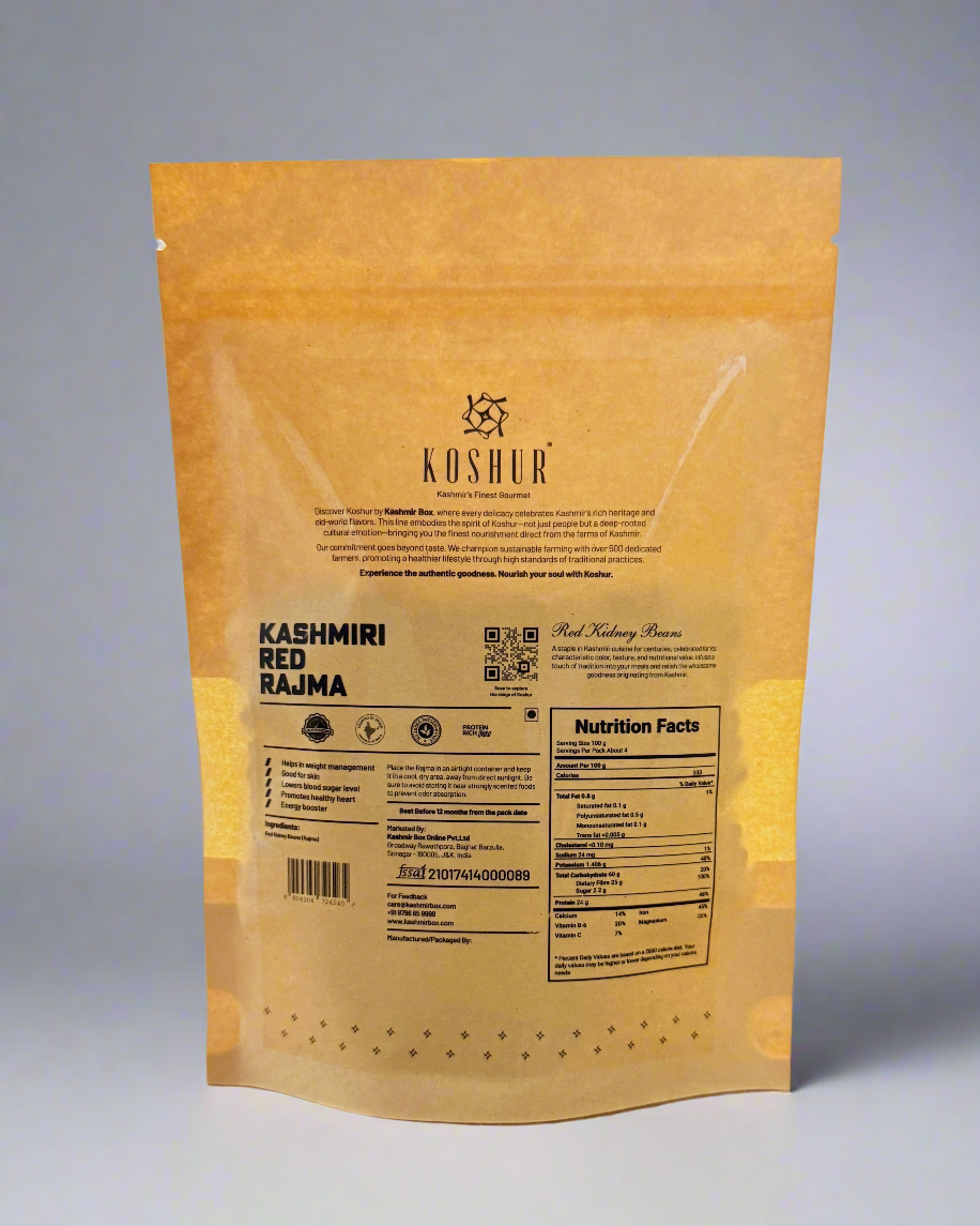 Koshur Rajma Red Kidney Beans - Kashmir Box