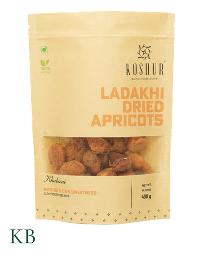Koshur - Ladakhi Dried Apricots | Khubani | Khurmani | Nuts &amp; Dry Fruits | Dehydrated Fresh Apricots Fruit | Sun Dried Dry Fruit - Kashmir Box