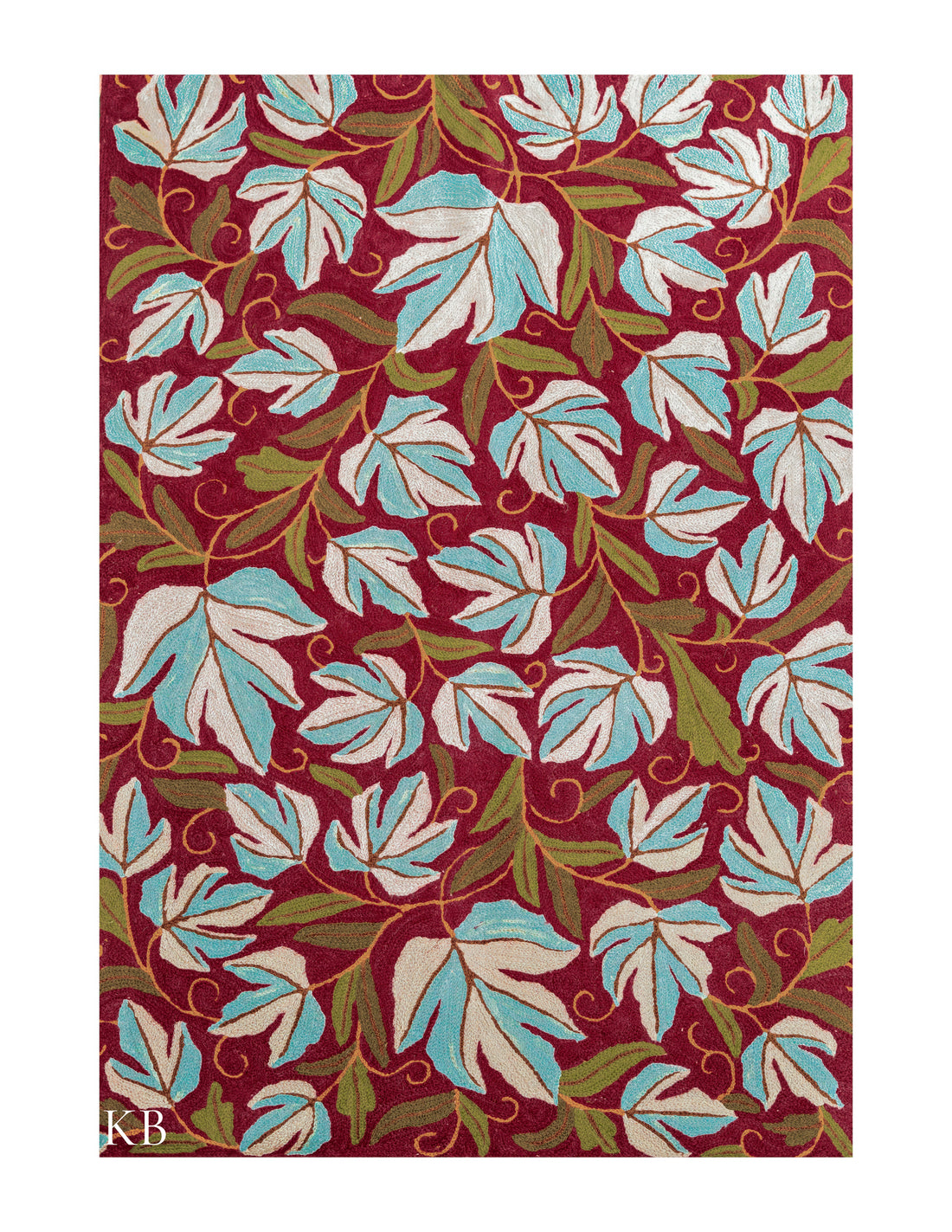 Diwan-e-Khas Chinar Charm Kashmiri Rug - Kashmir Box