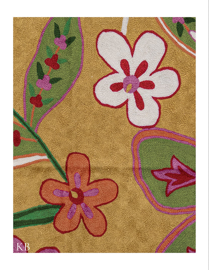 Diwan-e-Khas Spring Blossom Kashmiri Rug - Kashmir Box
